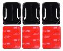 Adhesive Mounts For Gopro Cameras - 3X Curved & 3X Flat Mounts Bundle W/ 3M Sticky Pads- Tape Mount To Your Helmet/Bike/Board/Car- Fits All Go Pro Mo