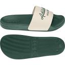 adidas-Adilette Shower Slides-Unisex-Wonder White / Collegiate Green / Collegiate Green-13