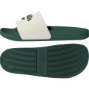 adidas-Adilette Shower Slides-Unisex-Wonder White / Collegiate Green / Collegiate Green-13