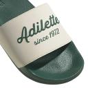adidas-Adilette Shower Slides-Unisex-Wonder White / Collegiate Green / Collegiate Green-13