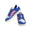 Adidas Centennial 85 Lo Sneakers in Collegiate Royal/Scarlet, Size UK 3 | END. Clothing