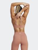 Adidas CoreFlow Luxe Studio Medium-Support Bra Clay Strata XS A-C - Women Training Sports Bras