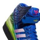 Adidas Forum Motorsport Wings 4.0 Jeremy Scott Blue Gradient Shoes - Size 4 - Blue/shock Pink/Light Pink