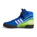 Adidas Forum Motorsport Wings 4.0 Jeremy Scott Blue Gradient Shoes - Size 4 - Blue/shock Pink/Light Pink