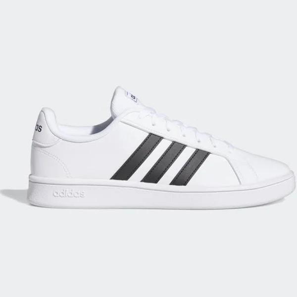 Adidas Grand Court Base EE7904 Universal All Year Men Shoes Black/White 12 UK / 12.5 US / 47 1/3 EUR / 30.5 cm