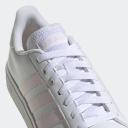 adidas-Grand Court TD Lifestyle Court Casual Shoes-Women-Cloud White / Almost Pink / Cloud White-5