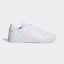 adidas-Grand Court TD Lifestyle Court Casual Shoes-Women-Cloud White / Almost Pink / Cloud White-6.5