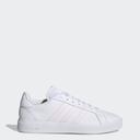 adidas-Grand Court TD Lifestyle Court Casual Shoes-Women-Cloud White / Almost Pink / Cloud White-6.5