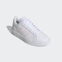 adidas-Grand Court TD Lifestyle Court Casual Shoes-Women-Cloud White / Almost Pink / Cloud White-6.5