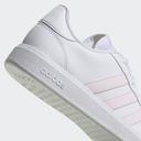 adidas-Grand Court TD Lifestyle Court Casual Shoes-Women-Cloud White / Almost Pink / Cloud White-6.5