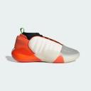 Adidas Harden Volume 7 Shoes White / Black / Semi Impact Orange M 8.5 / W 9.5 - Men Basketball Trainers