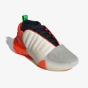 Adidas Harden Volume 7 Shoes White / Black / Semi Impact Orange M 8.5 / W 9.5 - Men Basketball Trainers