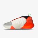 Adidas Harden Volume 7 Shoes White / Black / Semi Impact Orange M 8.5 / W 9.5 - Men Basketball Trainers
