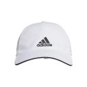 adidas-Lightweight Embroidered Baseball Cap-Unisex-White / White / Black-OSFW