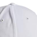 adidas-Lightweight Embroidered Baseball Cap-Unisex-White / White / Black-OSFW