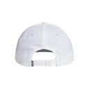 adidas-Lightweight Embroidered Baseball Cap-Unisex-White / White / Black-OSFW