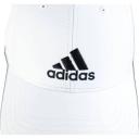 adidas-Lightweight Embroidered Baseball Cap-Unisex-White / White / Black-OSFW