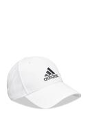 adidas-Lightweight Embroidered Baseball Cap-Unisex-White / White / Black-OSFW