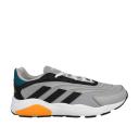 Adidas Men's Crazychaos 2.0 Su Casual Shoes (Grey Two/Core Black/Orange Rush, Size 8.5 US)