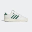 Adidas Men's Rivalry Low Sneakers in White Tint/Team Dark Green, Size UK 6.5 | END. Clothing