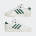 Adidas Men's Rivalry Low Sneakers in White Tint/Team Dark Green, Size UK 9.5 | END. Clothing