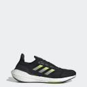 Adidas Men's Ultraboost 22 Heat RDY Running Shoes (Core Black/Solar Yellow/Cloud White) 11 US