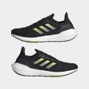Adidas Men's Ultraboost 22 Heat RDY Running Shoes (Core Black/Solar Yellow/Cloud White) 11 US