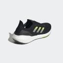 Adidas Men's Ultraboost 22 Heat RDY Running Shoes (Core Black/Solar Yellow/Cloud White) 9 US