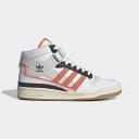 Adidas Originals Forum Mid Womens White/Semi Coral Fusion/Solar Red Size 10 - Hype DC | AfterPay Available