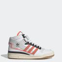 Adidas Originals Forum Mid Womens White/Semi Coral Fusion/Solar Red Size 10 - Hype DC | AfterPay Available