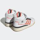 Adidas Originals Forum Mid Womens White/Semi Coral Fusion/Solar Red Size 10 - Hype DC | AfterPay Available