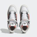 Adidas Originals Forum Mid Womens White/Semi Coral Fusion/Solar Red Size 10 - Hype DC | AfterPay Available
