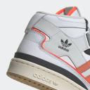 Adidas Originals Forum Mid Womens White/Semi Coral Fusion/Solar Red Size 10 - Hype DC | AfterPay Available