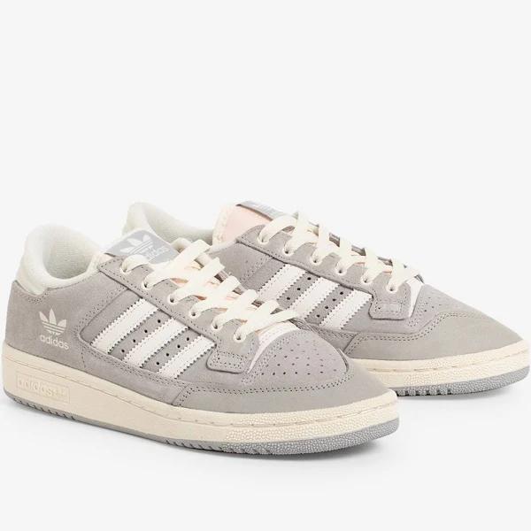 Adidas Originals Men's Centennial 85 Low Metal Grey | Cloud White Sneakers, White/Cream, US 10, Suede | Above The Clouds