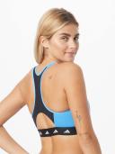 adidas-Powerreact Training Medium-Support Techfit Bra-Women-Pulse Blue / Black-S A-C
