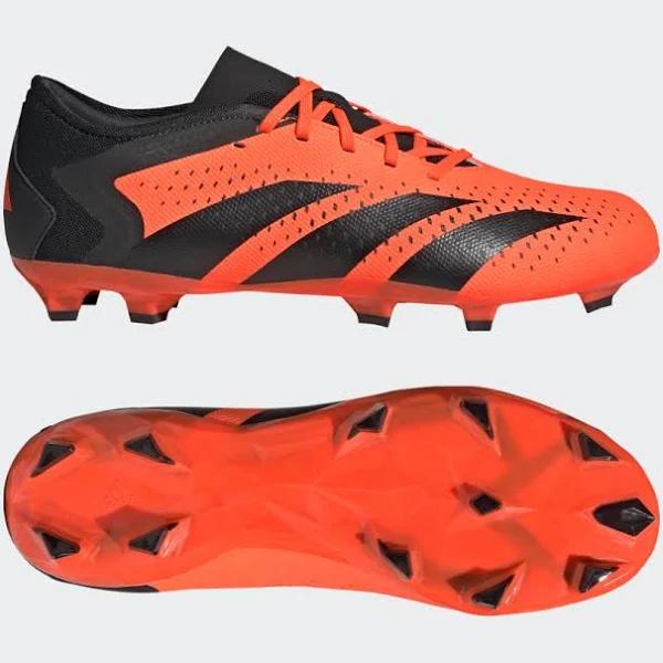 Adidas Predator Accuracy.1 Artificial Grass Soccer Cleats - Unisex - Team Solar Orange / Core Black - 9