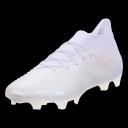Adidas Predator Accuracy.1 Firm Ground Soccer Cleats White M 13.5 / W 14.5 - Mens Soccer Cleats