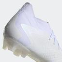 Adidas Predator Accuracy.1 Firm Ground Soccer Cleats White M 13.5 / W 14.5 - Mens Soccer Cleats