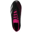 Adidas Predator Accuracy.1 Low Firm Ground Boots Black / White / Team Pink 2 10.5 - Unisex Football Football Boots