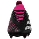 Adidas Predator Accuracy.1 Low Firm Ground Boots Black / White / Team Pink 2 10.5 - Unisex Football Football Boots