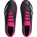 Adidas Predator Accuracy.1 Low Firm Ground Boots Black / White / Team Pink 2 10.5 - Unisex Football Football Boots