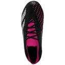 Adidas Predator Accuracy.1 Low Firm Ground Boots Black / White / Team Pink 2 9 - Unisex Football Football Boots