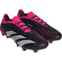 Adidas Predator Accuracy.1 Low Firm Ground Boots Black / White / Team Pink 2 9 - Unisex Football Football Boots