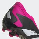 Adidas Predator Accuracy.3 Laceless FG Firm Ground Soccer Cleats Black/White/Pink - Size 11.5