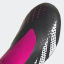 Adidas Predator Accuracy.3 Laceless FG Firm Ground Soccer Cleats Black/White/Pink - Size 11.5