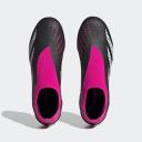 Adidas Predator Accuracy.3 Laceless FG Firm Ground Soccer Cleats Black/White/Pink - Size 7.5