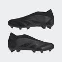 Adidas Predator Accuracy.3 Laceless FG Firm Ground Soccer Cleats Black/White - Size 13