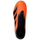 Adidas Predator Accuracy.3 Laceless Firm Ground Soccer Cleats - Unisex - Team Solar Orange / Core Black - 13.5