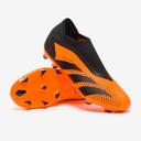 Adidas Predator Accuracy.3 Laceless Firm Ground Soccer Cleats - Unisex - Team Solar Orange / Core Black - 7.5