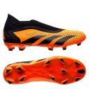 Adidas Predator Accuracy.3 Laceless Firm Ground Soccer Cleats - Unisex - Team Solar Orange / Core Black - 9
